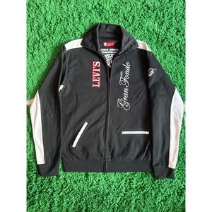 Capo Levis Gran Fondo Santa Rosa California‎ Track Jacket Black Mens XL Zip Up